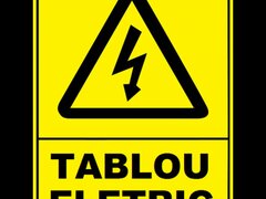 Placuta de avertizare pentru tablou electric