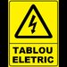 Placuta de avertizare pentru tablou electric